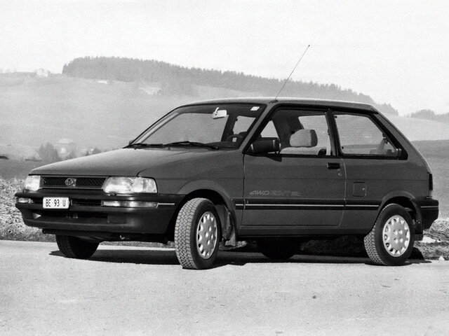 Subaru Justy 1 поколение, рестайлинг, хэтчбек 3 дв. (10.1988 - 11.1995)